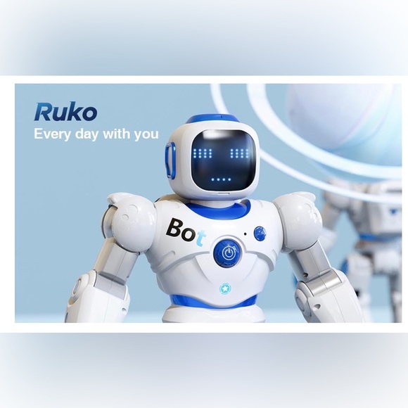 Ruko Smart Robot Kids Large Programmable Interactive RC Robot with Voice Control - Picture 3 of 17